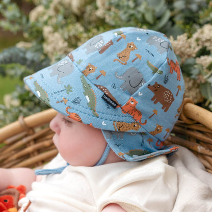 Bedhead -Patterned Baby & Toddler Legionnaire Flap Hat
