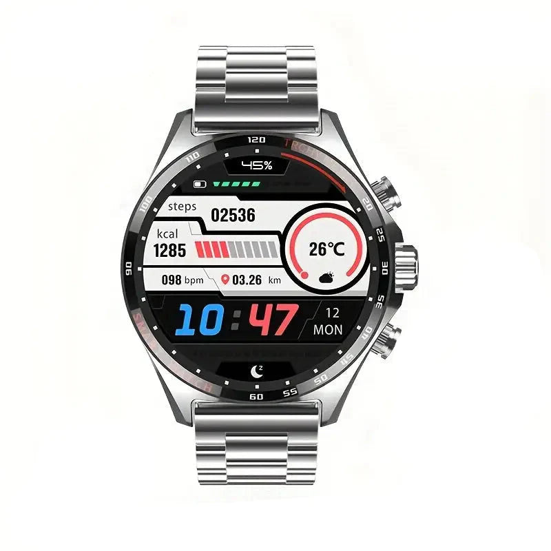 LIGE Men's Smart Watch – Touch Screen with Wireless Calls & Fitness Tracking (6 designs available)