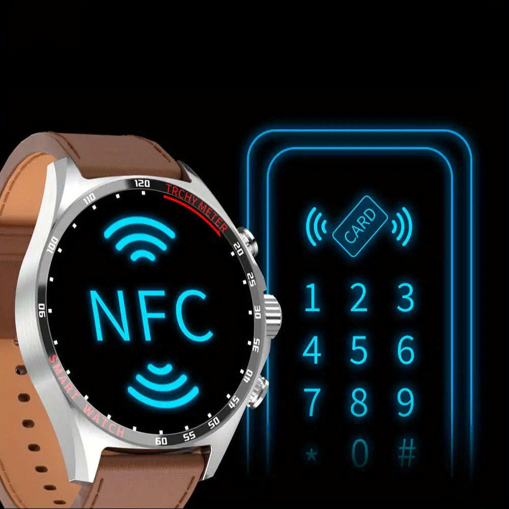 LIGE Men's Smart Watch – Touch Screen with Wireless Calls & Fitness Tracking (6 designs available)