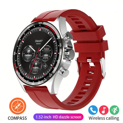 LIGE Men's Smart Watch – Touch Screen with Wireless Calls & Fitness Tracking (6 designs available)