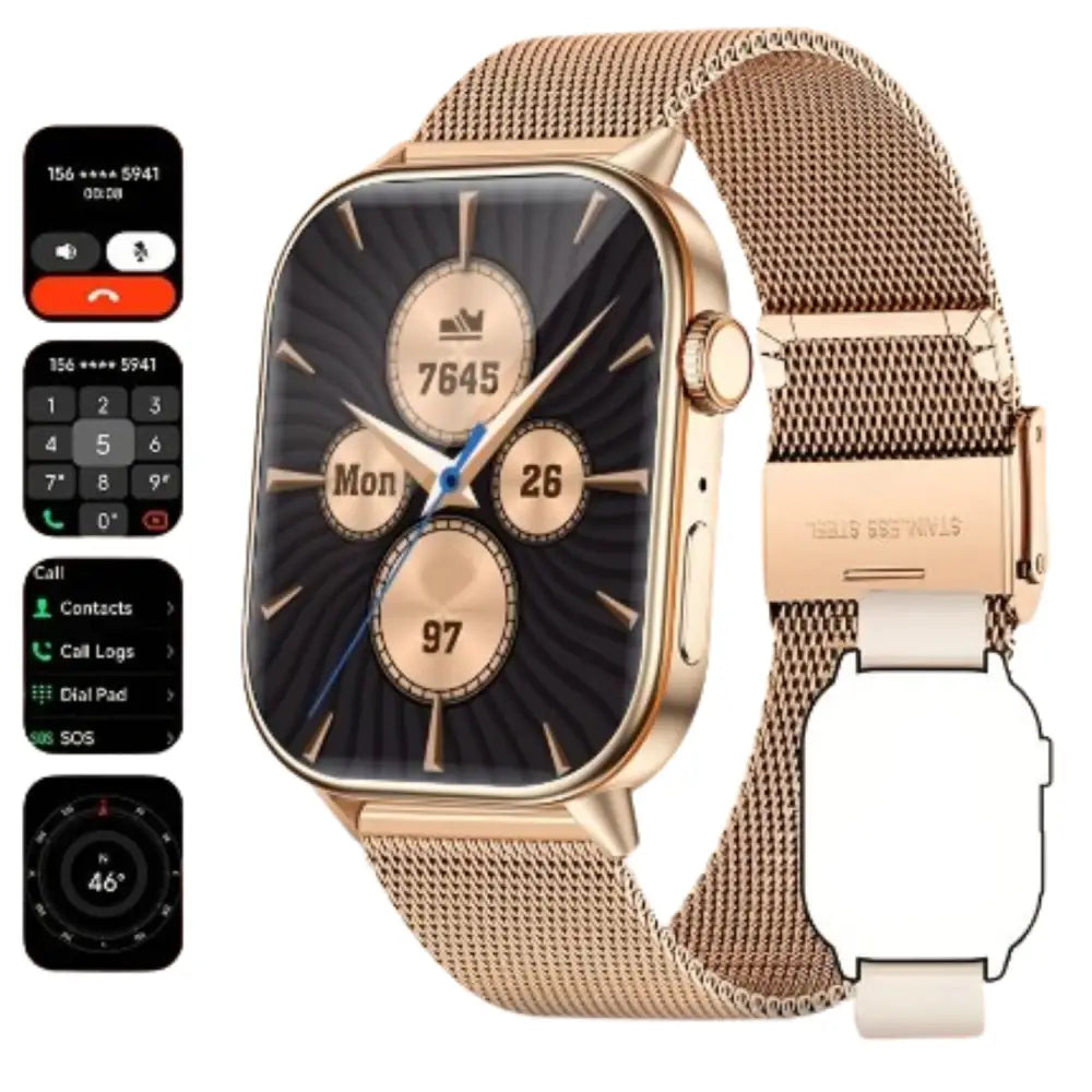 LIGE Outdoor Smartwatch – Large Screen with Compass & Music (10 different styles available)