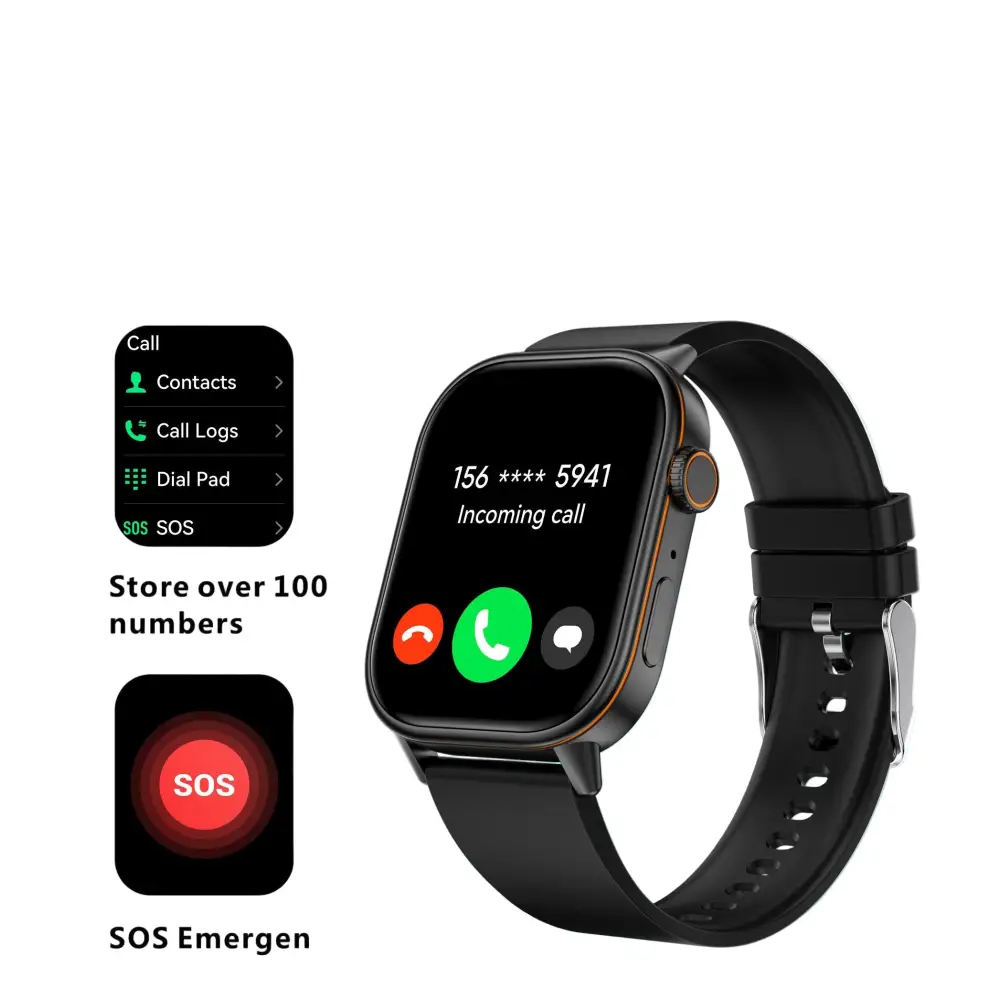 LIGE Outdoor Smartwatch – Large Screen with Compass & Music (10 different styles available)