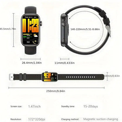 LIGE Smart Watch – HD TFT Display with Wireless Calls, 100+ Sports Modes (available in 3 colours)