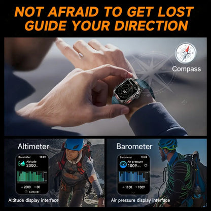 LIGE Smartwatch – HD Touch Display, Wireless Calls, Notifications, Pedometer & Long Battery Life