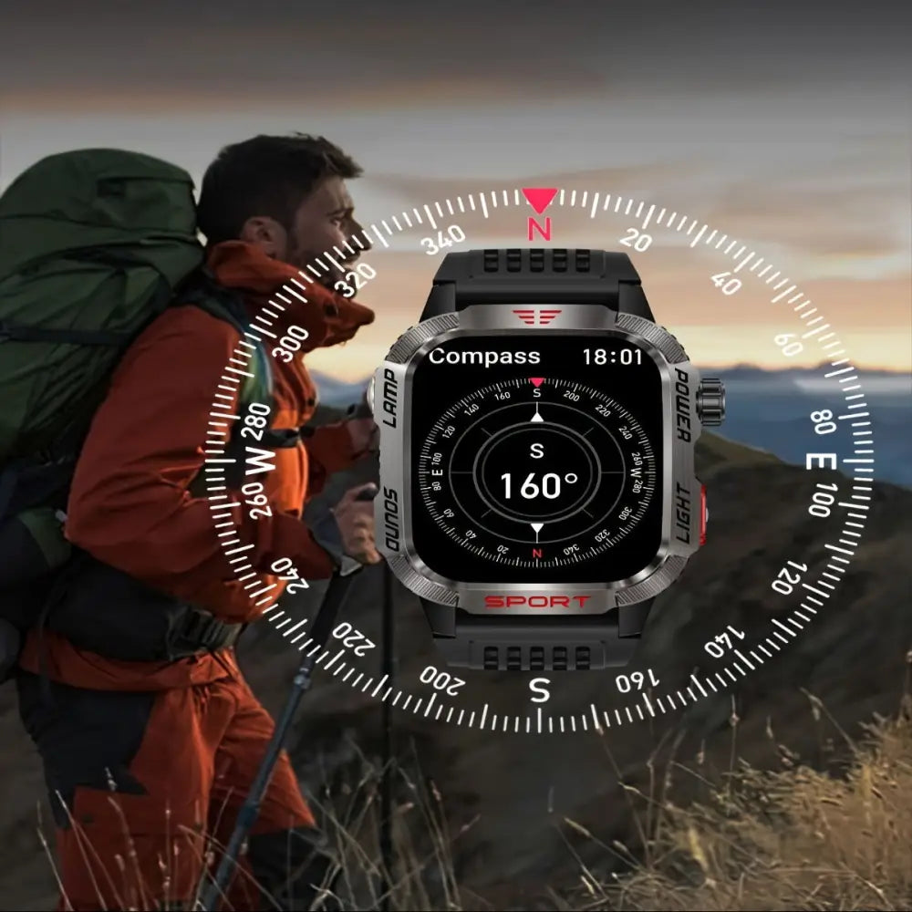 LIGE Smartwatch – HD Touch Display, Wireless Calls, Notifications, Pedometer & Long Battery Life