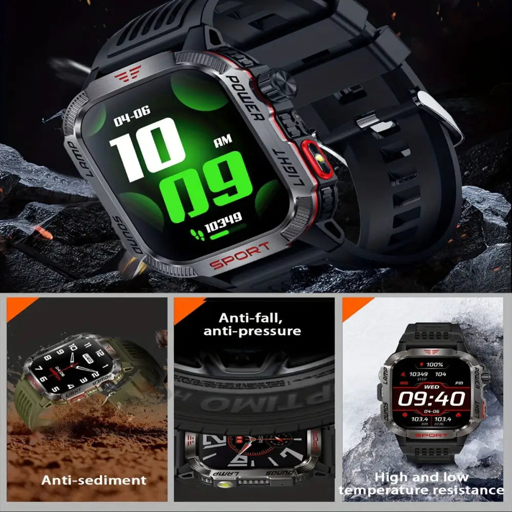LIGE Smartwatch – HD Touch Display, Wireless Calls, Notifications, Pedometer & Long Battery Life
