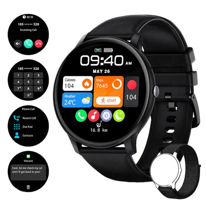 LIGE Smartwatch – Multi-Colour Silicone Strap (11 colours available)