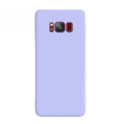Liquid Silicone Soft Case for Samsung Galaxy Series (Light Purple)