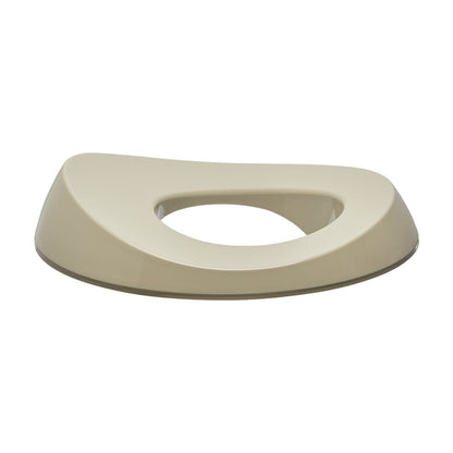Olive green toilet seat cover on a white background