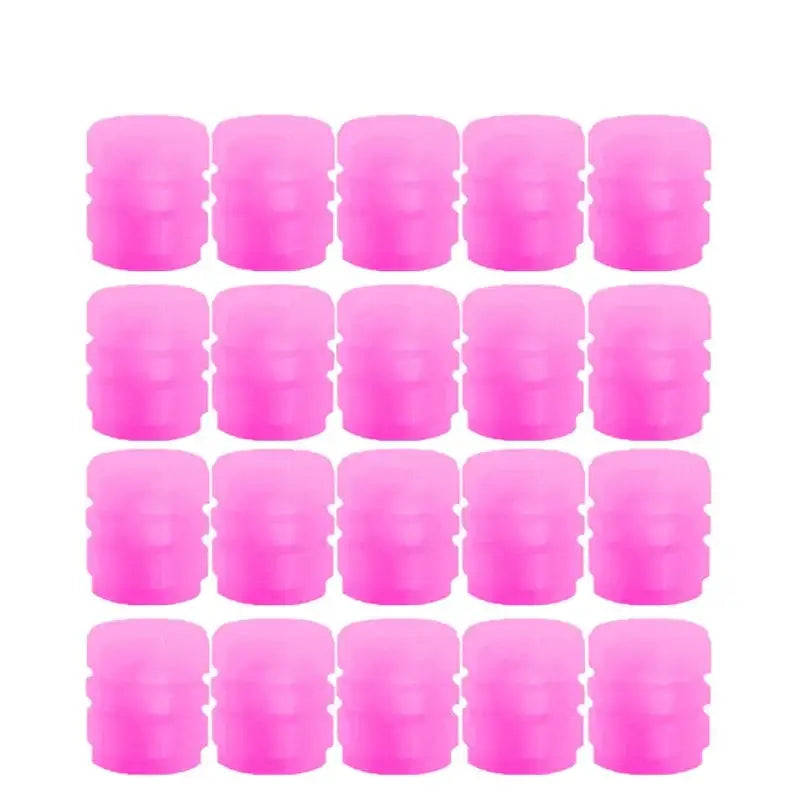 Luminous Fluorescent Tire Valve Caps