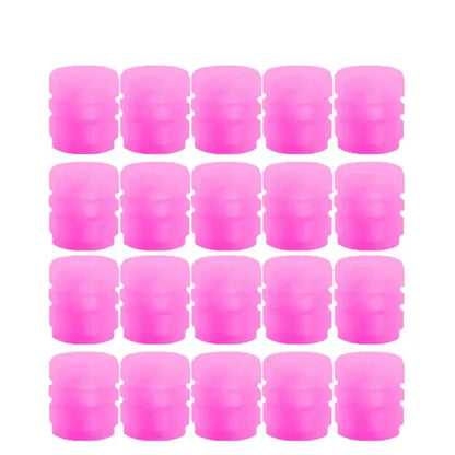 Luminous Fluorescent Tire Valve Caps
