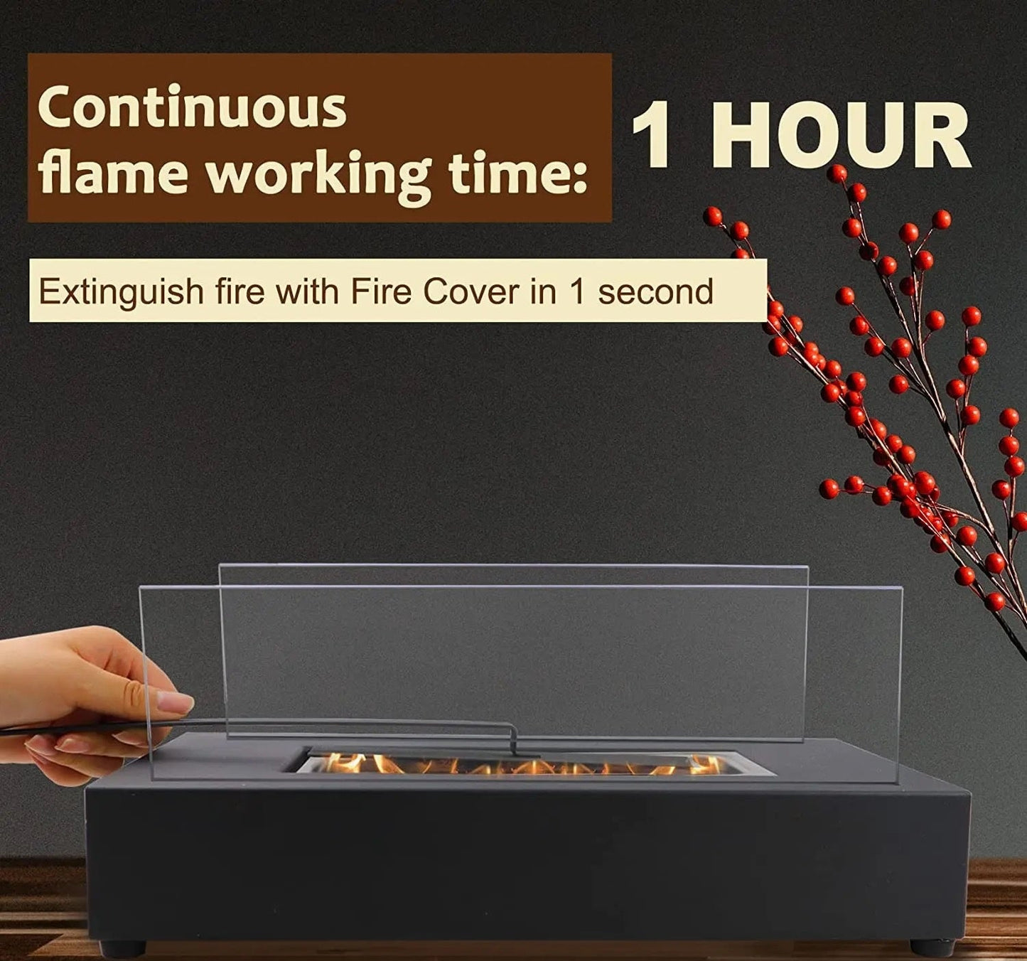Tabletop Fire Pit Small Table Fireplace