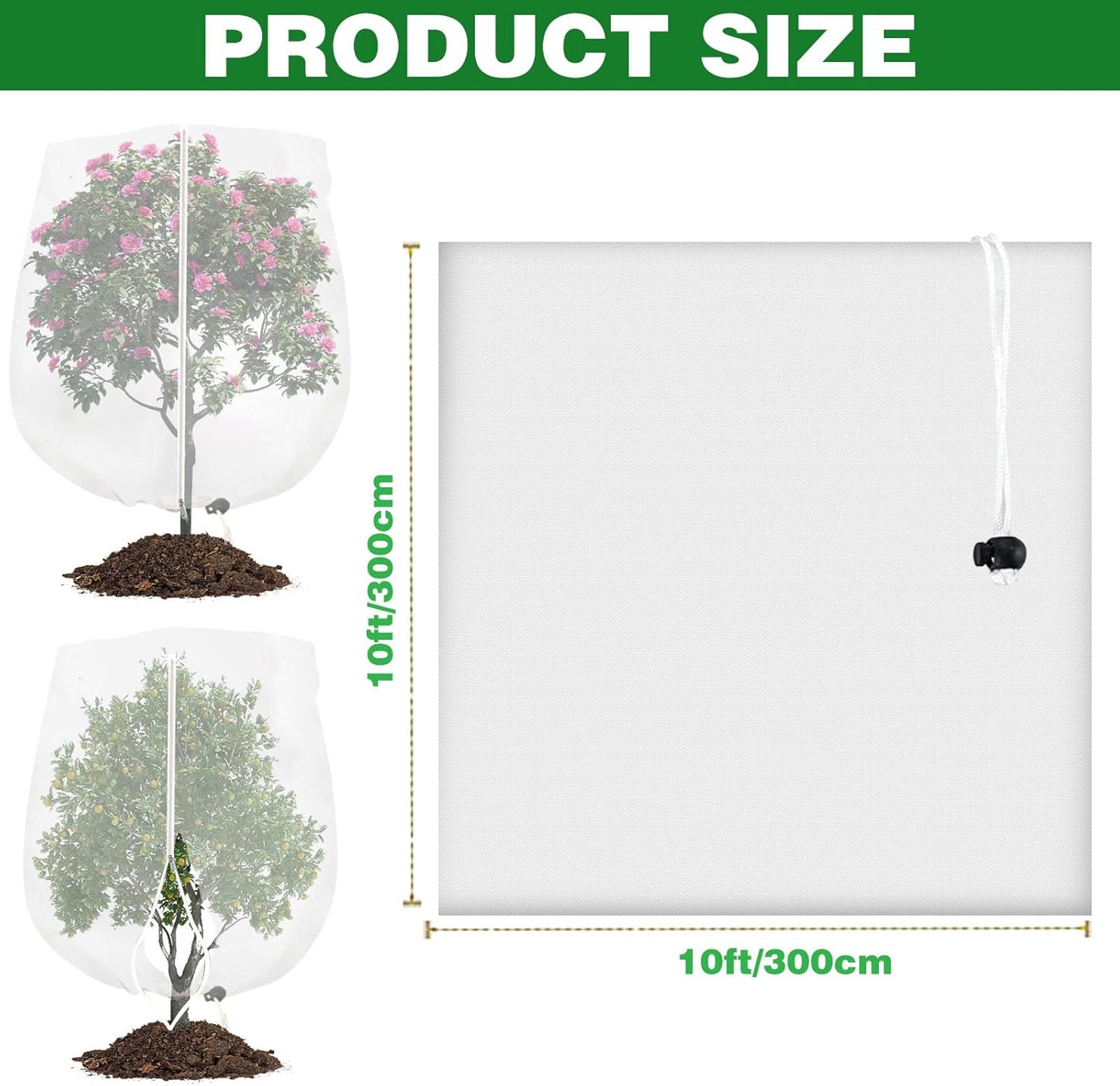 3X3M Insect Netting Bag Fruit Tree Netting