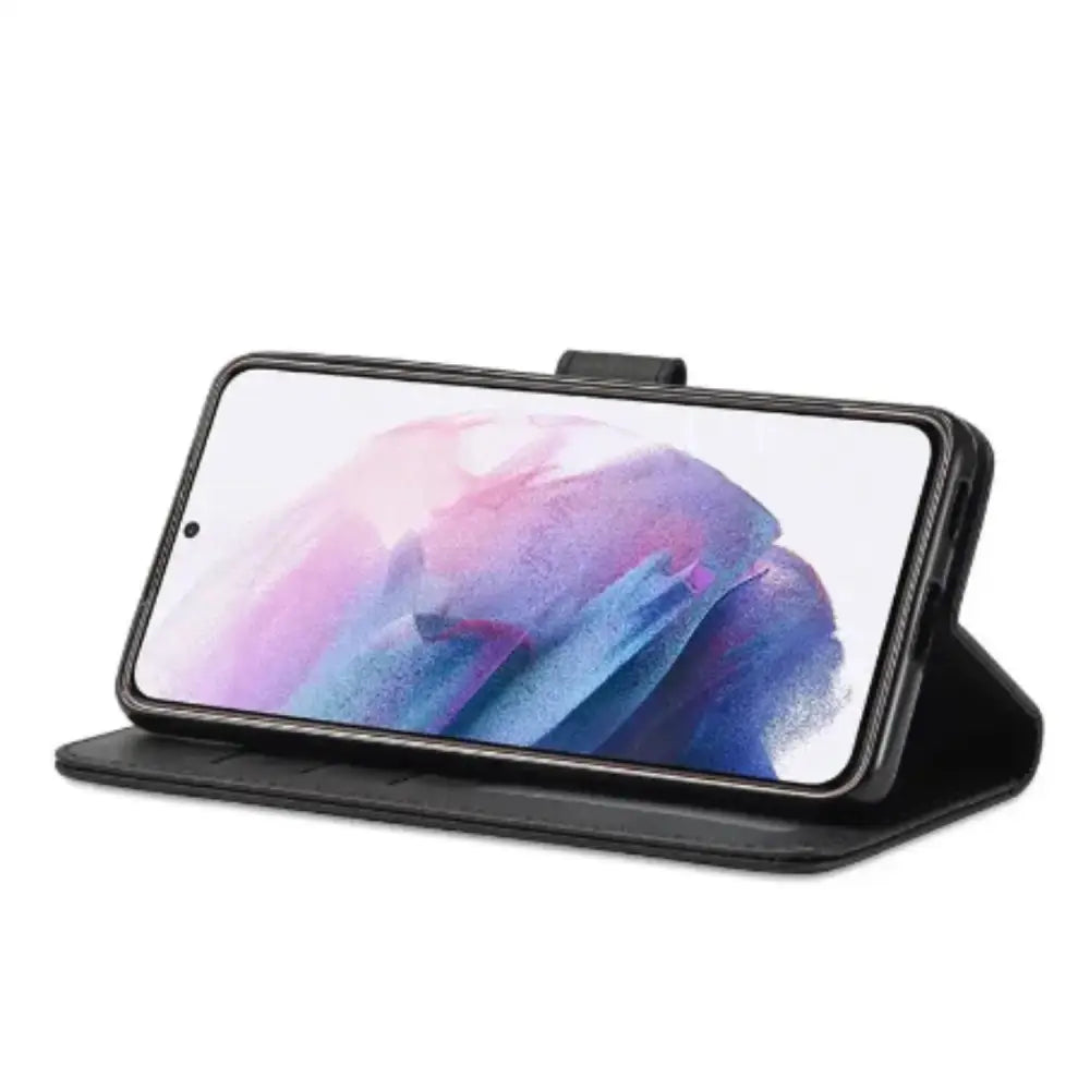 Leather Flip Cover for Samsung Galaxy Series (Black)