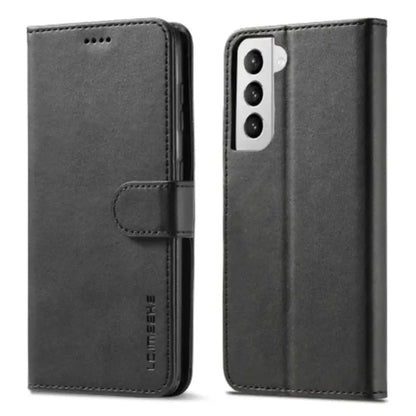 Leather Flip Cover for Samsung Galaxy Series (Black)