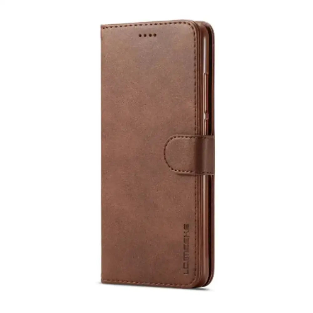 Leather Flip Cover for Samsung Galaxy Series (Brown)