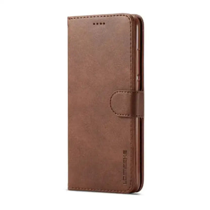 Leather Flip Cover for Samsung Galaxy Series (Brown)