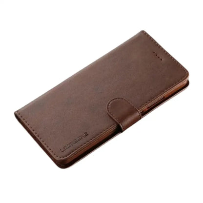 Leather Flip Cover for Samsung Galaxy Series (Brown)