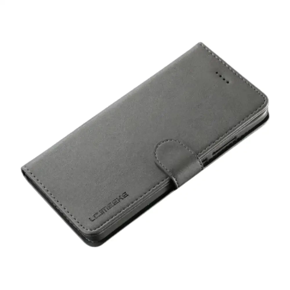 Leather Flip Cover for Samsung Galaxy Series (Gray)