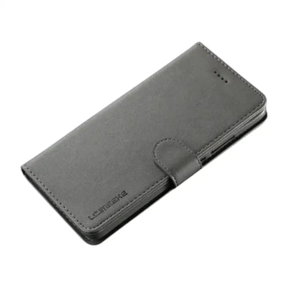 Leather Flip Cover for Samsung Galaxy Series (Gray)