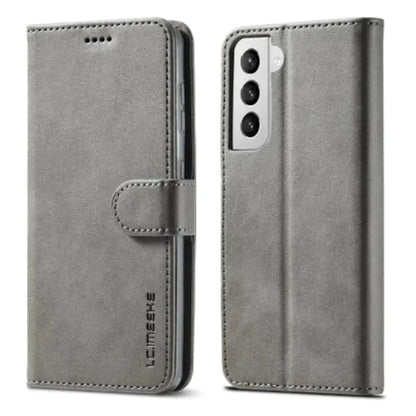 Leather Flip Cover for Samsung Galaxy Series (Gray)