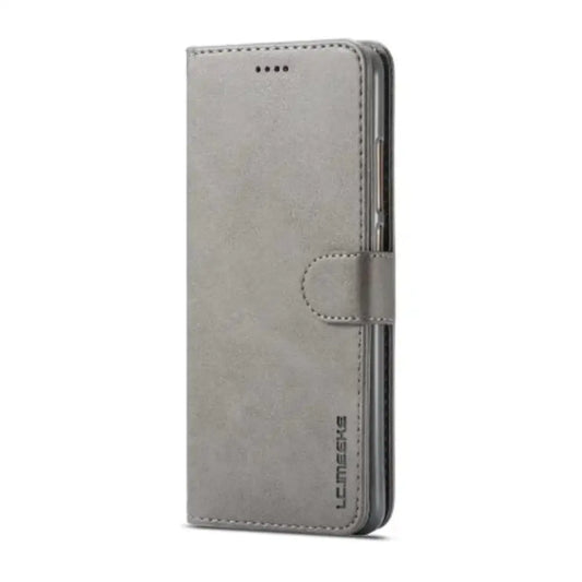 Leather Flip Cover for Samsung Galaxy Series (Gray)