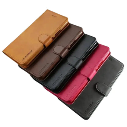 Leather Flip Cover for Samsung Galaxy Series (Yellow)