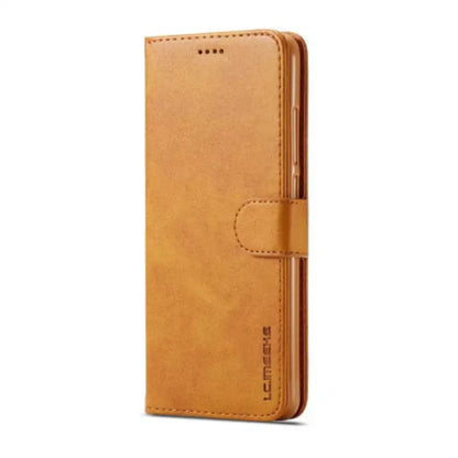 Leather Flip Cover for Samsung Galaxy Series (Yellow)