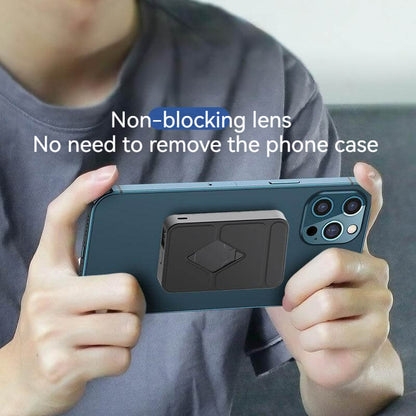 5000mah Magsafe Power Bank with Stand & Cable-Black