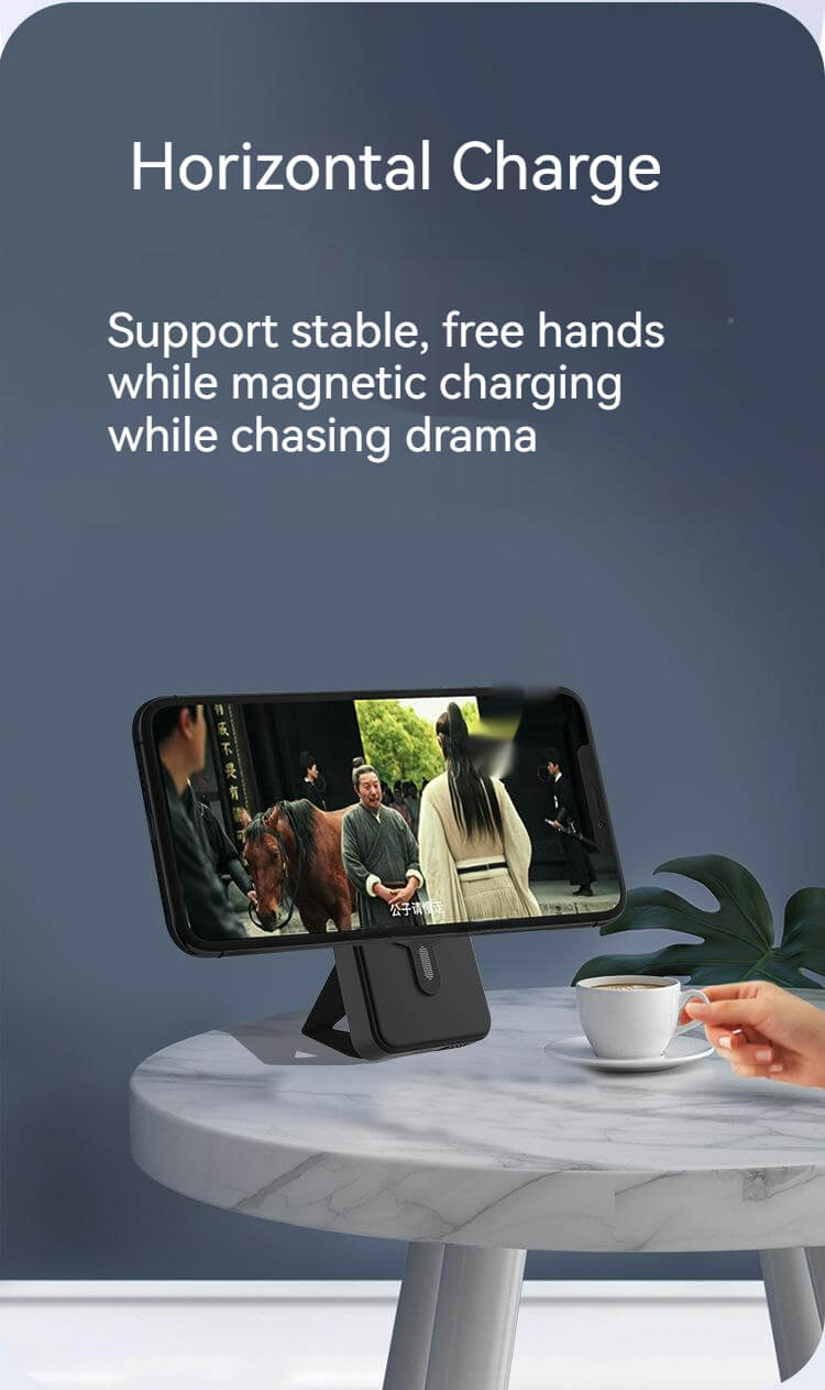 10000mah Magsafe Power Bank with Stand & Cable-White