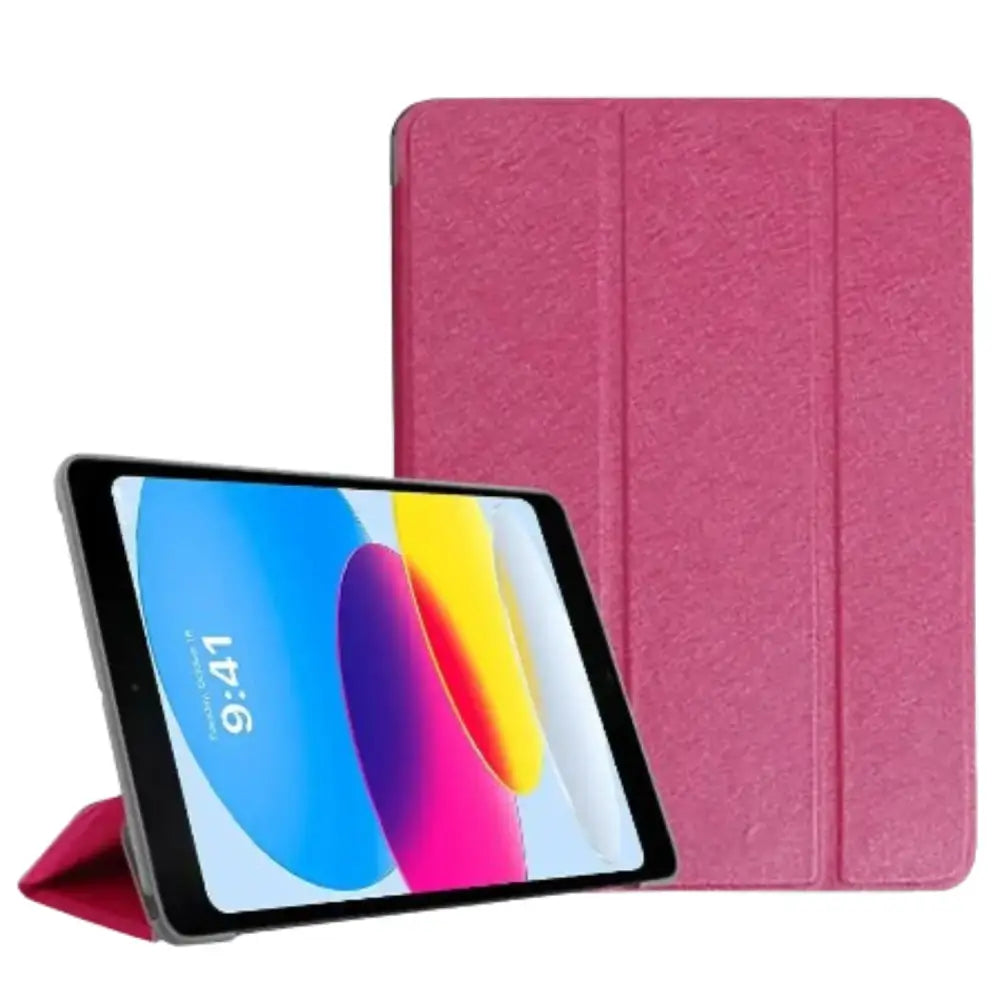 Smart Cover for iPad Series (Silk Rose Red)