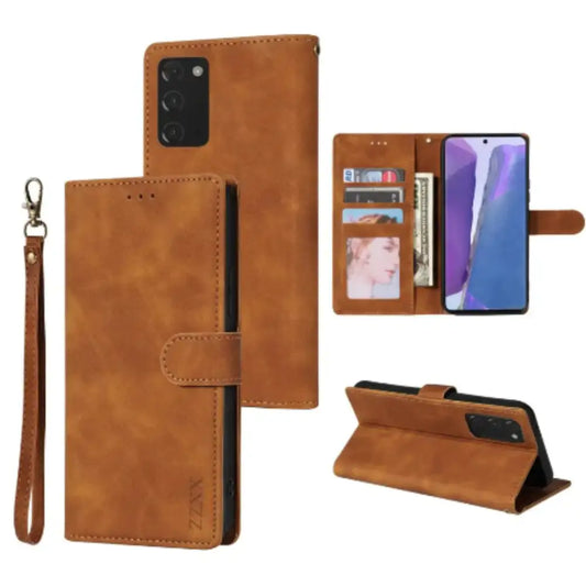 Wallet Case for Samsung Galaxy (Brown)