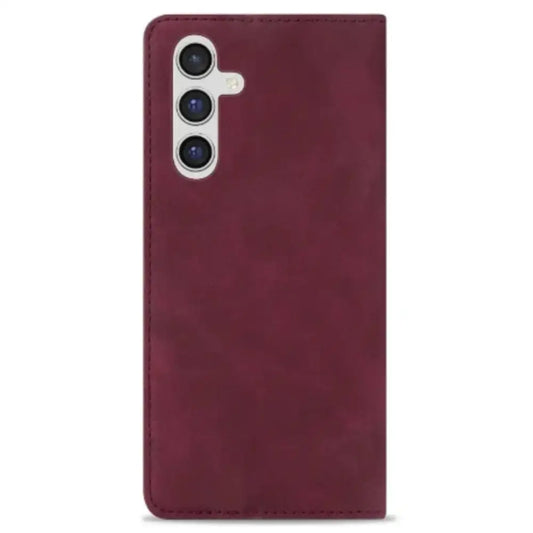 Wallet Case for Samsung Galaxy S & A Series (Wine Red)