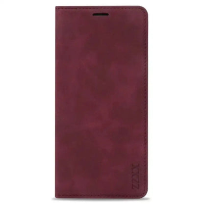 Wallet Case for Samsung Galaxy S & A Series (Wine Red)