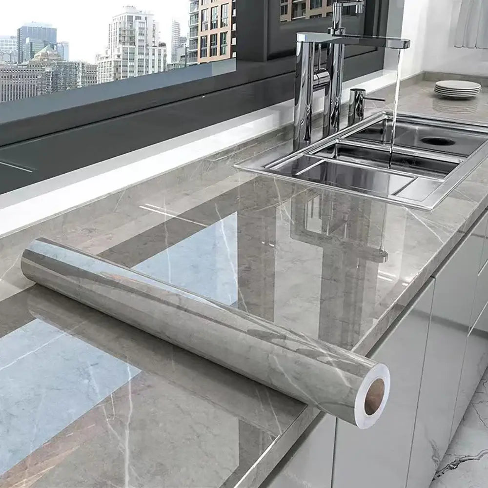 Marble Waterproof & Oil-Proof Wall Paper (40cm) (12 designs available)