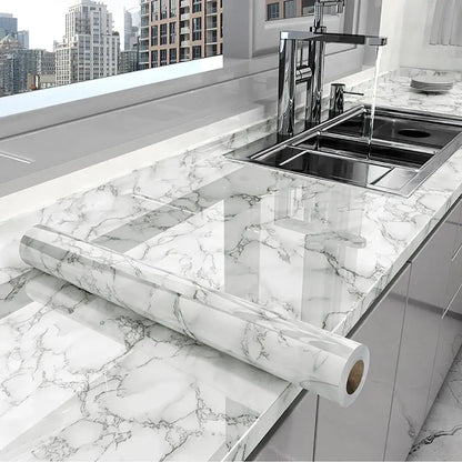 Marble Waterproof & Oil-Proof Wall Paper (40cm) (12 designs available)