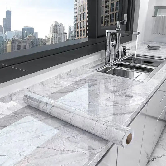 Marble Waterproof & Oil-Proof Wall Paper (40cm) (12 designs available)