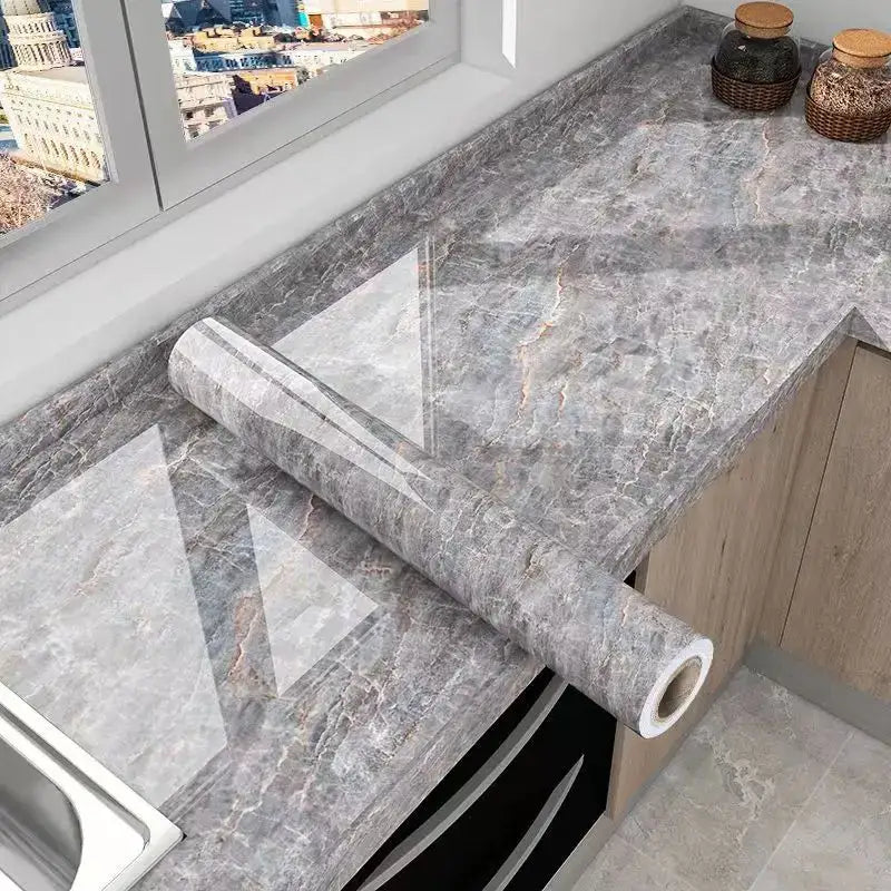 Marble Waterproof & Oil-Proof Wall Paper (40cm) (12 designs available)