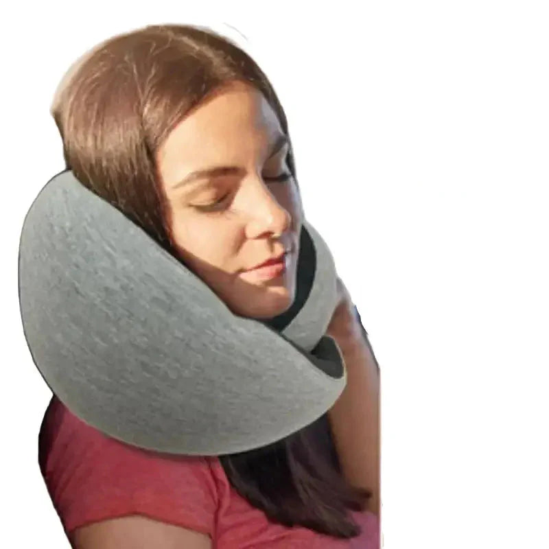 Memory Foam Travel Neck Pillow (2 colours available)