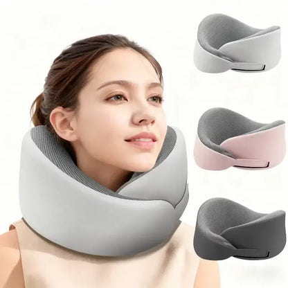 Memory Foam U-Shaped Travel Neck Pillow (3 colours available)