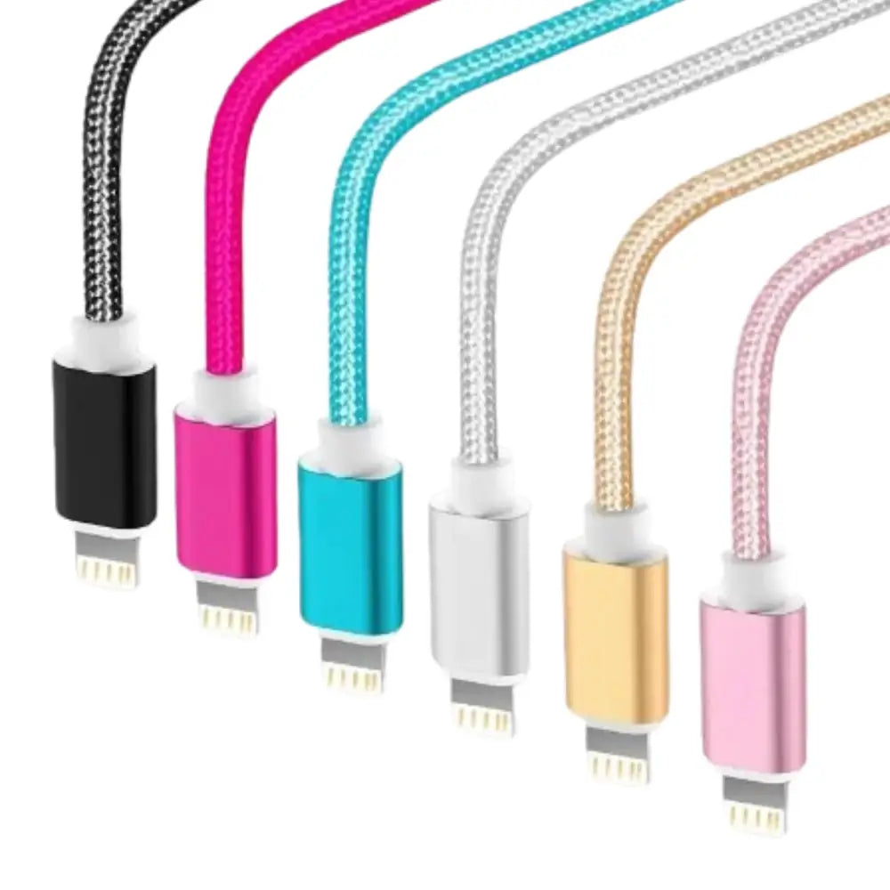 Metal Braided USB Cable for iPhone & iPad – 1m/2m/3m