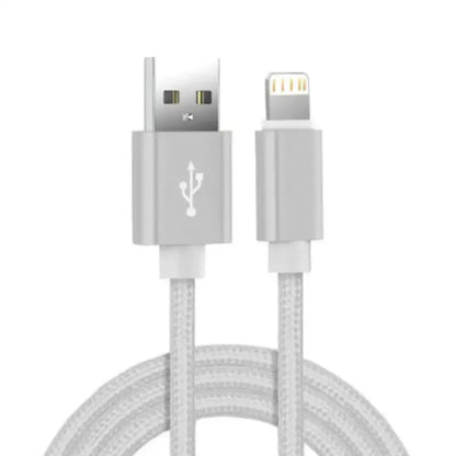 Metal Braided USB Cable for iPhone & iPad – 1m/2m/3m