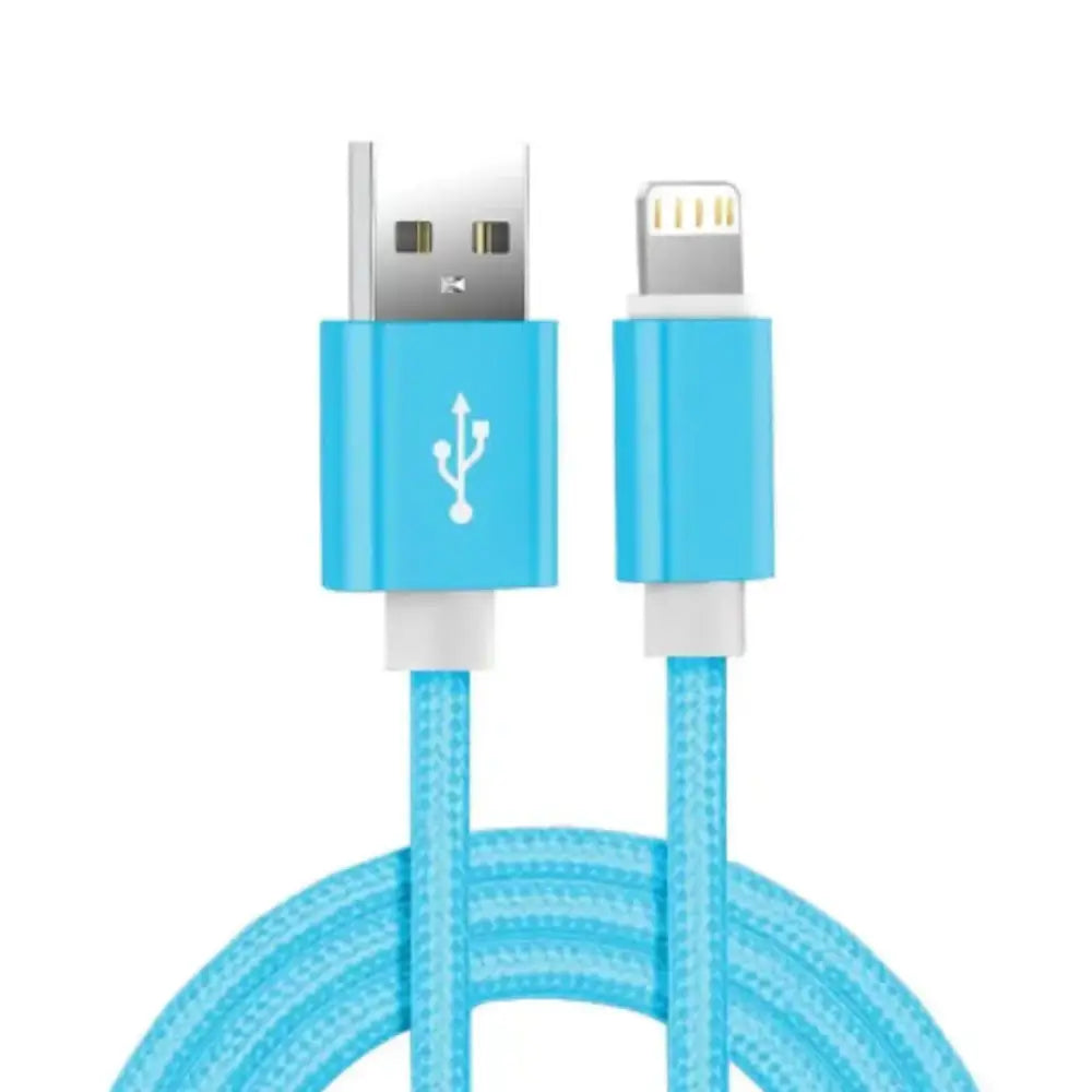 Metal Braided USB Cable for iPhone & iPad – 1m/2m/3m