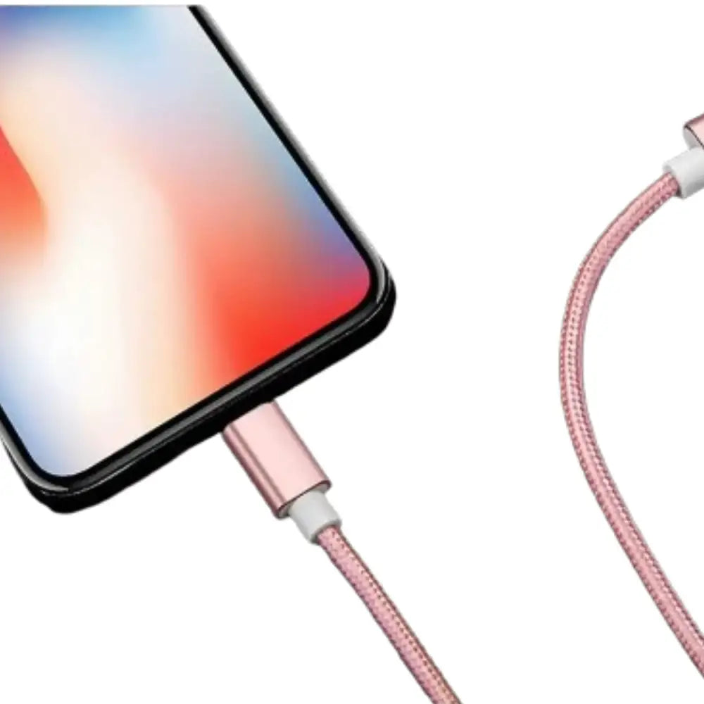 Metal Braided USB Cable for iPhone & iPad – 1m/2m/3m