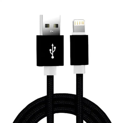 Metal Braided USB Cable for iPhone & iPad – 1m/2m/3m