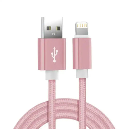 Metal Braided USB Cable for iPhone & iPad – 1m/2m/3m