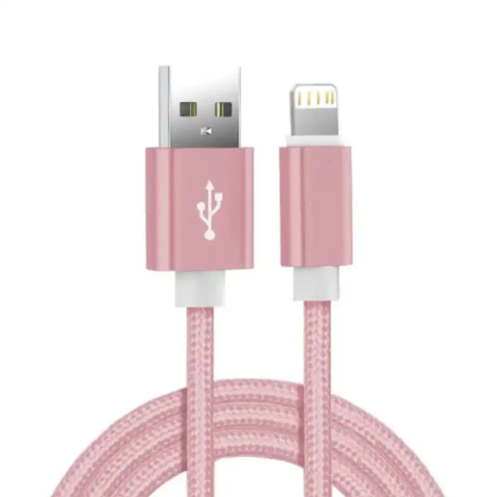 Metal Braided USB Cable for iPhone & iPad – 1m/2m/3m