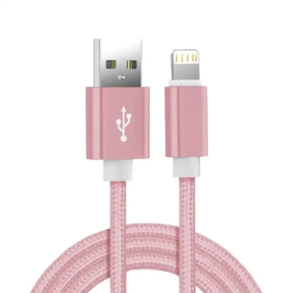 Metal Braided USB Cable for iPhone & iPad – 1m/2m/3m