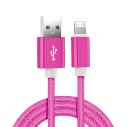 Metal Braided USB Cable for iPhone & iPad – 1m/2m/3m
