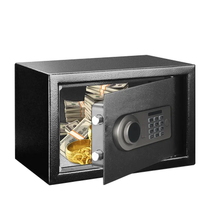 Metal Storage Safe with Keypad Lock (available in Black & Khaki)